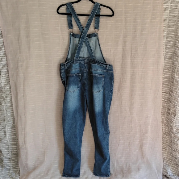 Wallflower Classic Blue Denim Overalls - Picture 4 of 4